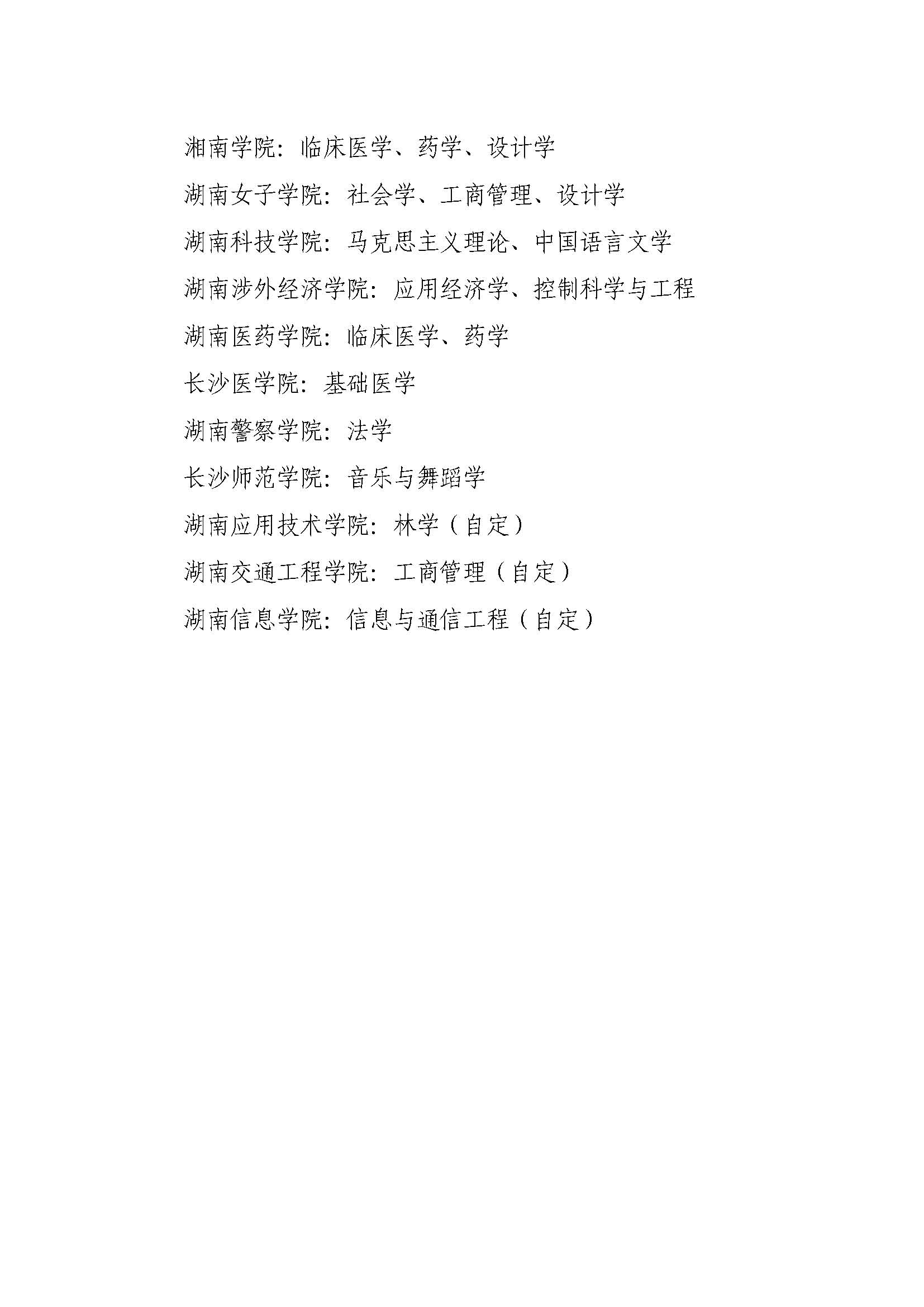湘教通〔2018〕469号+关于公布湖南省高等学校“双一流”建设项目名单（本科院校）的通知_页面_8.jpg
